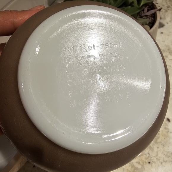 Pyrex Woodland Patterned Mixing Bowls Set 2 1970 Opalware - Picture 13 of 15